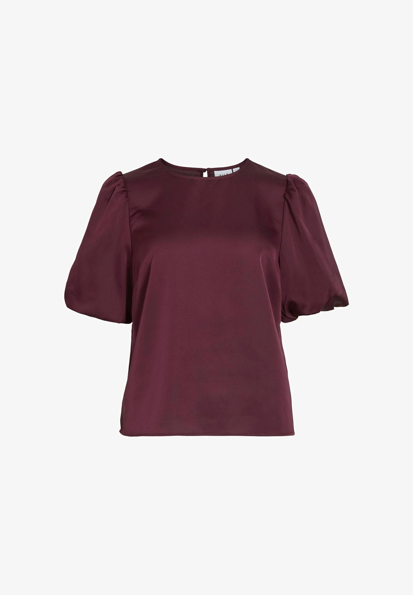 VIELLETTE 2/4 SATIN PUFF TOP - NOOS