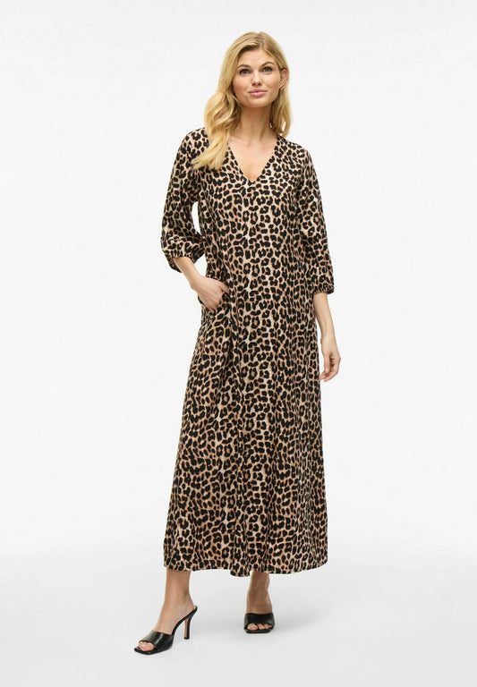 VILIOPANA LIO V-NECK 3/4 ANKLE DRESS