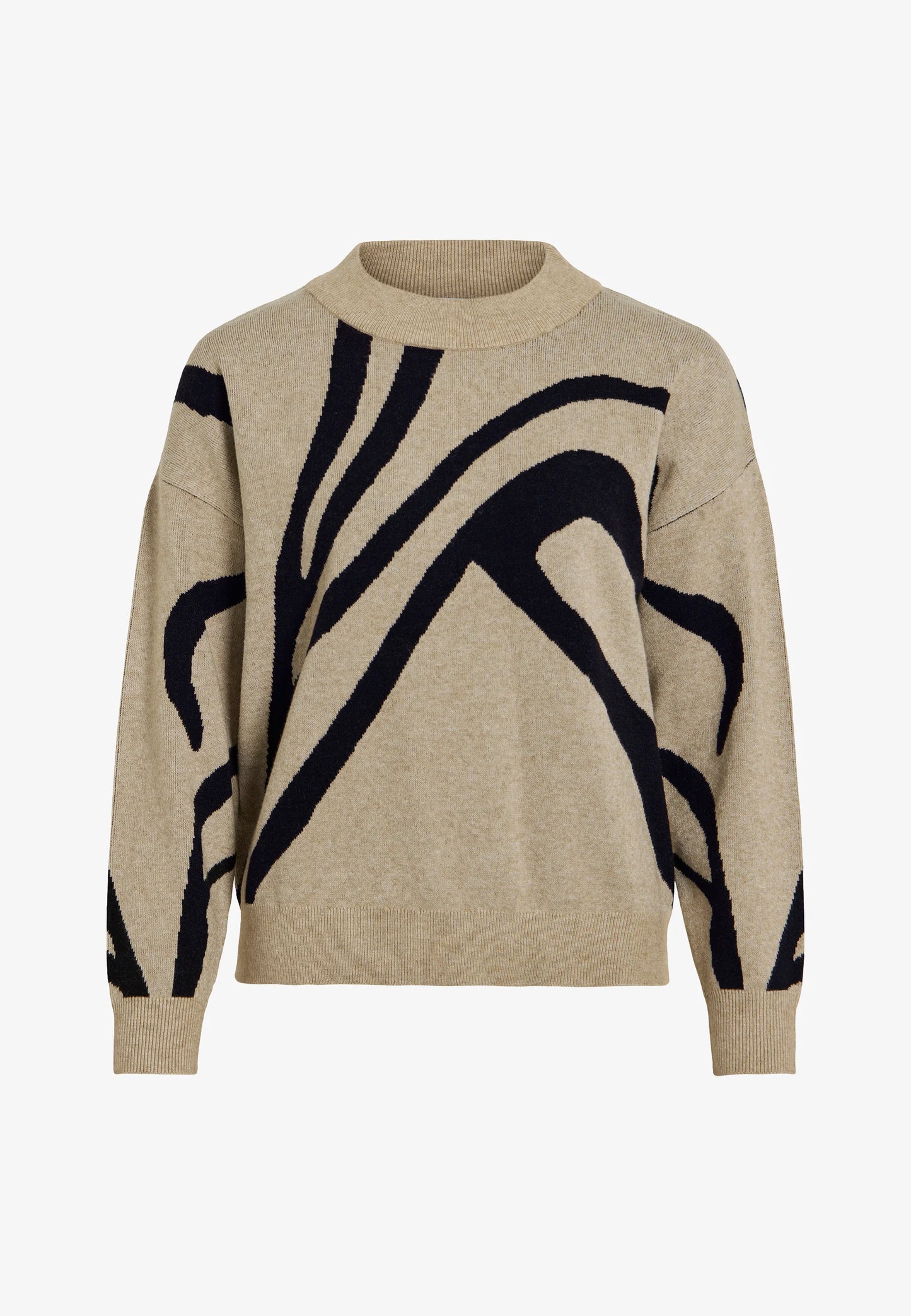 VITIF JACQUARD L/S KNIT TOP - NOOS