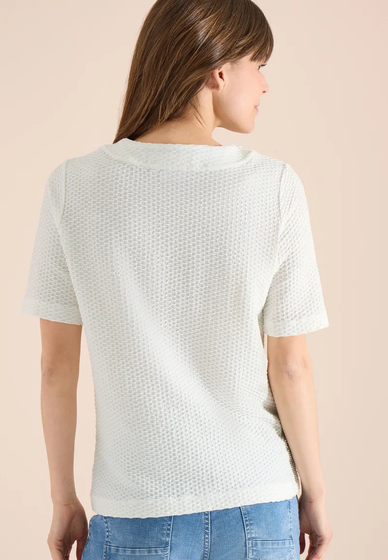 Structured Roundneck Shirt