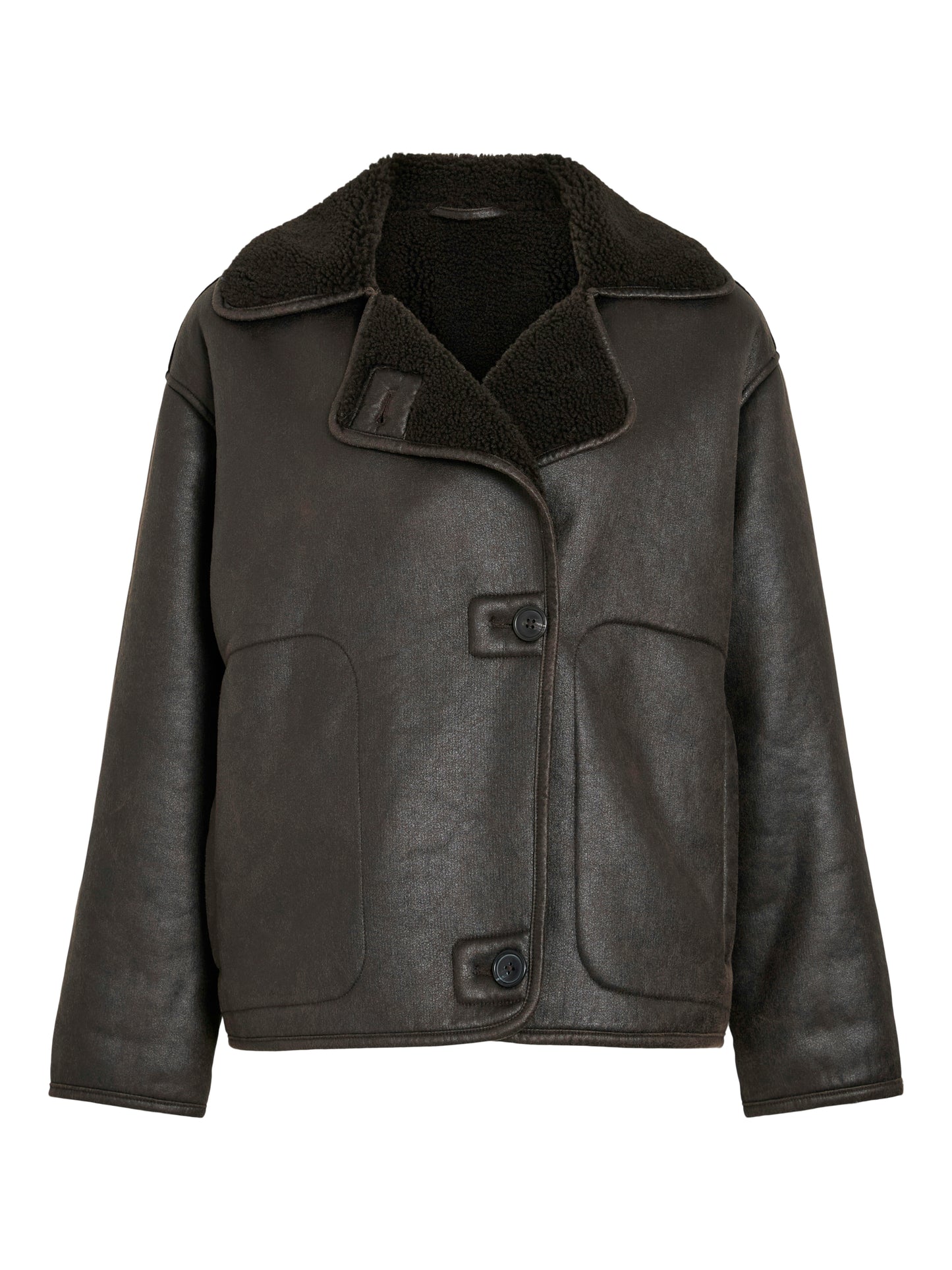 VIKADERA L/S SHEARLING JACKET