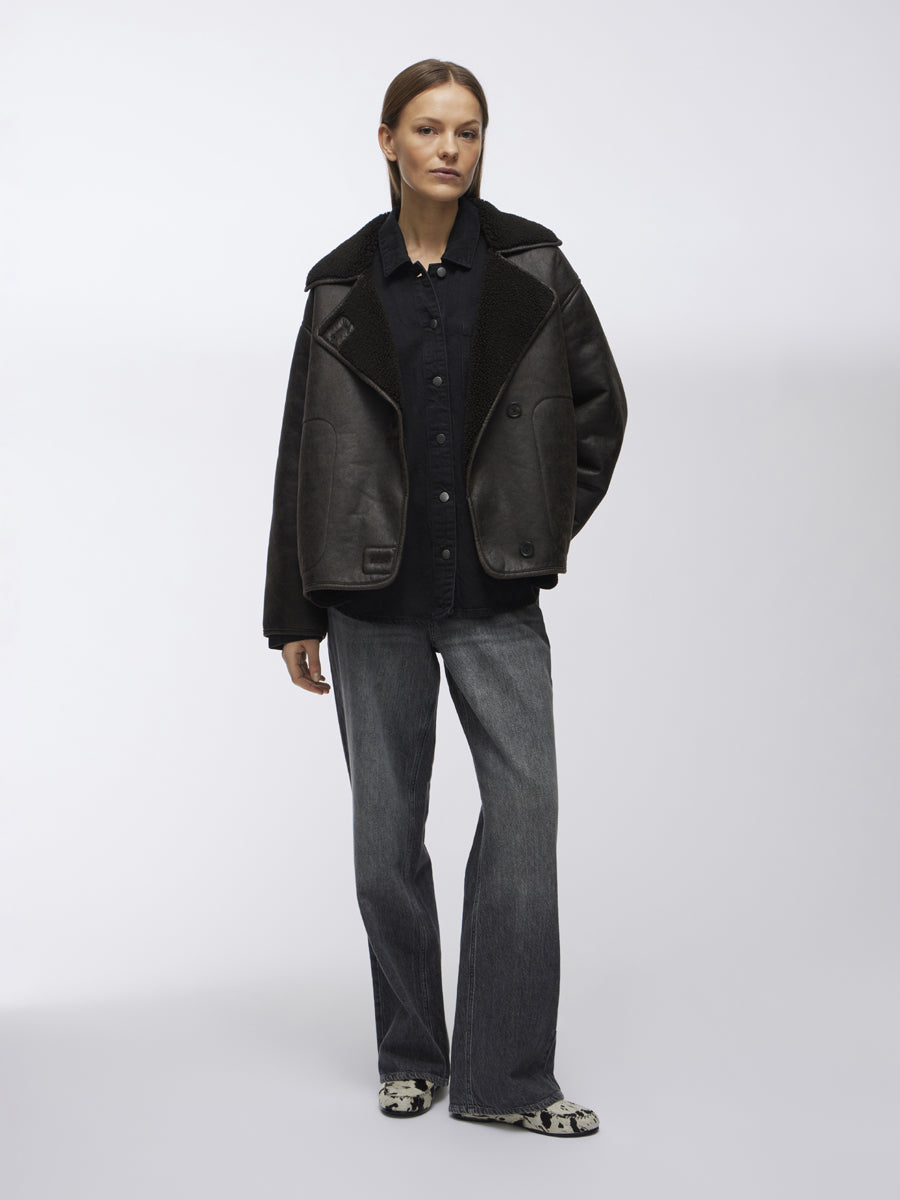 VIKADERA L/S SHEARLING JACKET