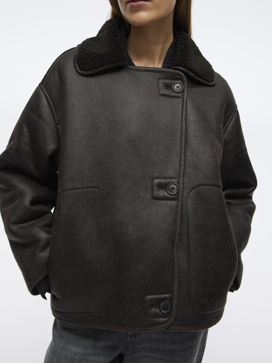 VIKADERA L/S SHEARLING JACKET