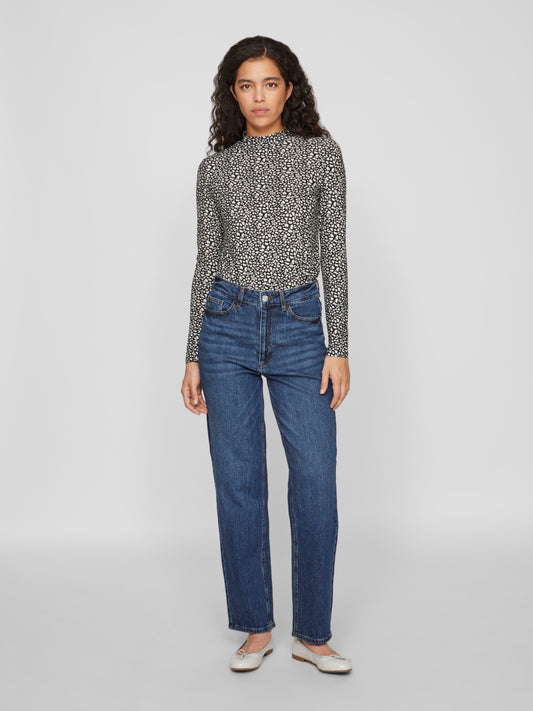 VIKELLY JAF HW STRAIGHT JEANS-NOOS