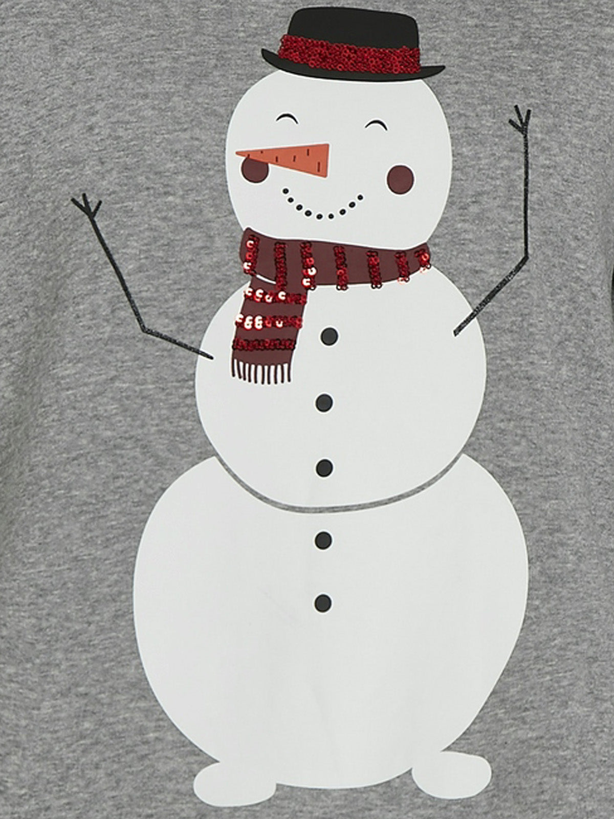 VIHOLY CHRISTMAS O-NECK L/S SWEAT TOP/R