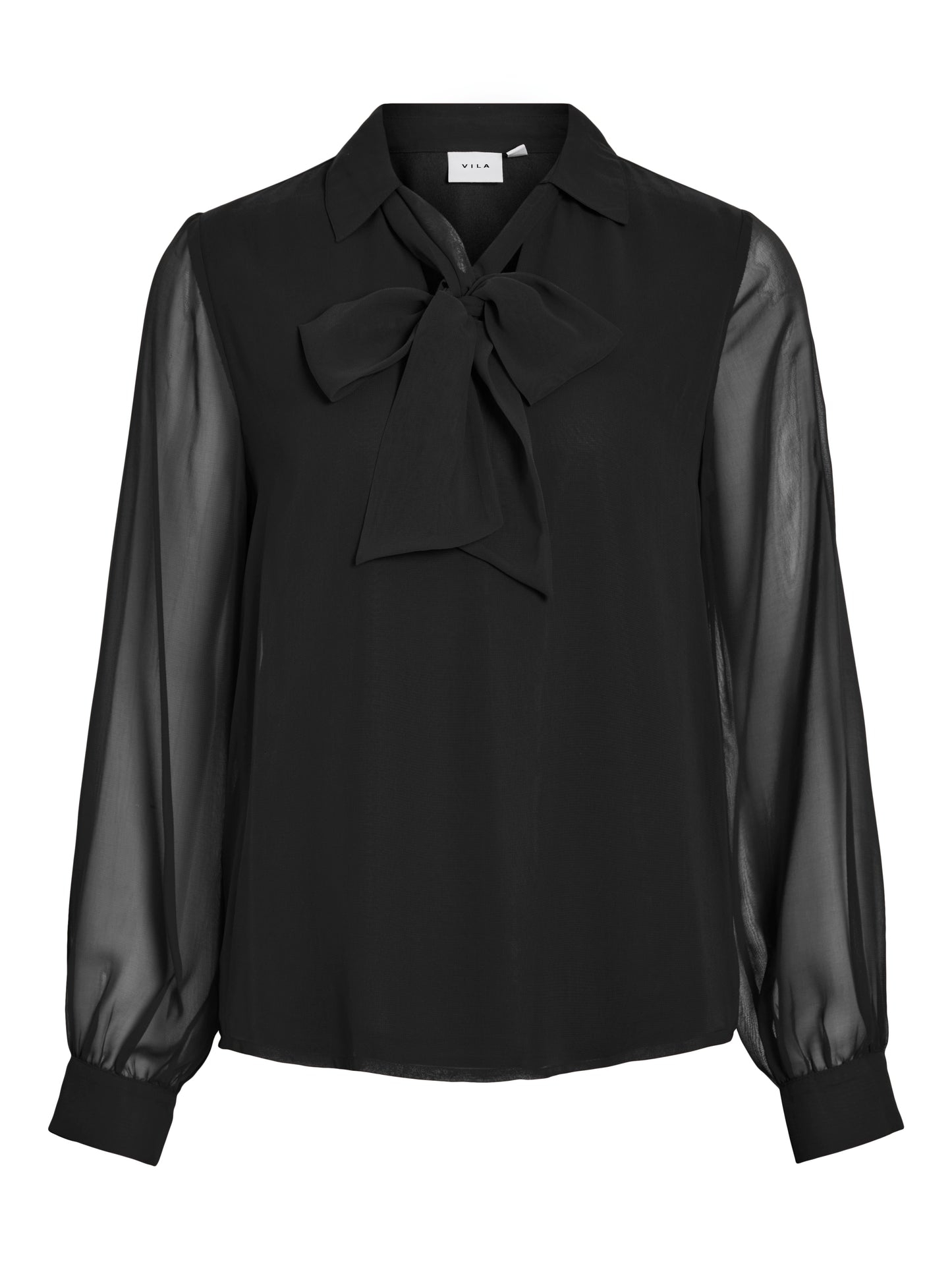 VIDALIANA KIKA V-NECK L/S BOWTIE TOP