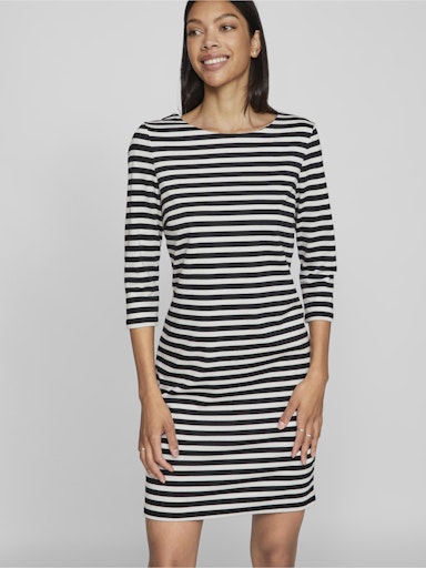 VININNY 3/4 O-NECK DRESS - NOOS