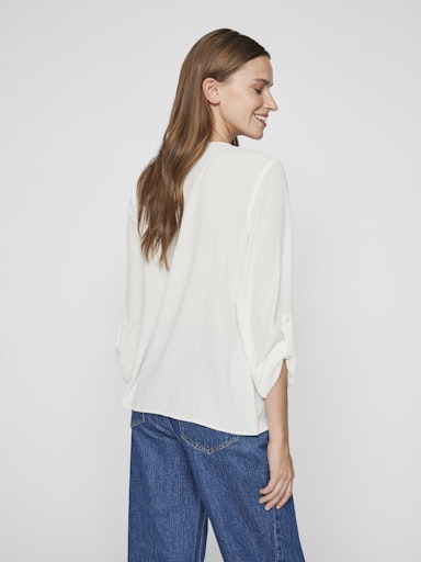 VIJOSA 3/4 V-NECK TOP - NOOS