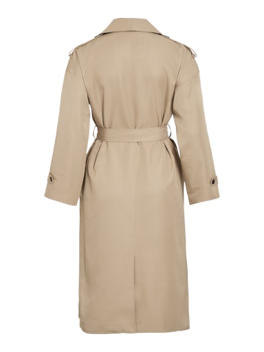 VIADDISON L/S LONG TRENCHCOAT - NOOS