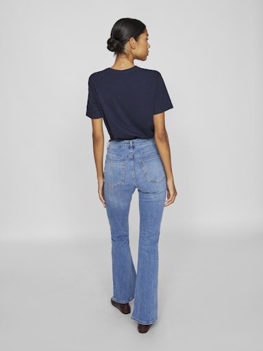 VIBETTY RW FLARED JEANS LBD OSC239-NOOS