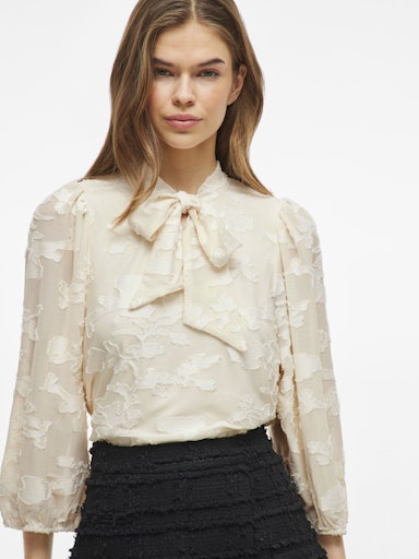 VIHARMONIA TIE NECK 3/4 TOP