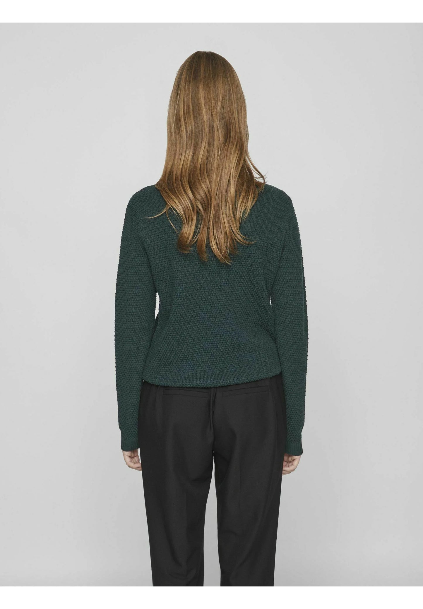 VIDALO O-NECK L/S KNIT TOP/SU - NOOS