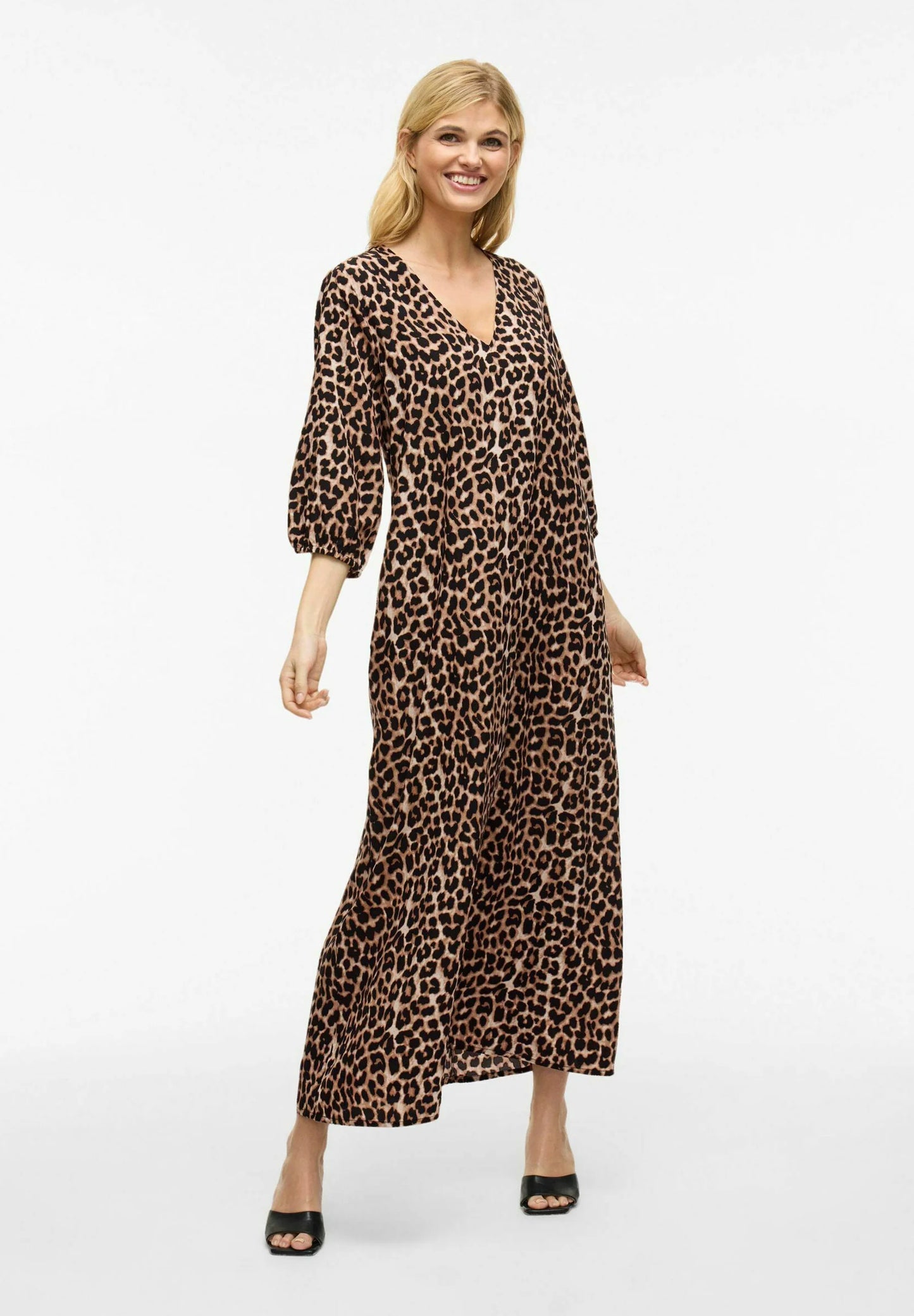 VILIOPANA LIO V-NECK 3/4 ANKLE DRESS