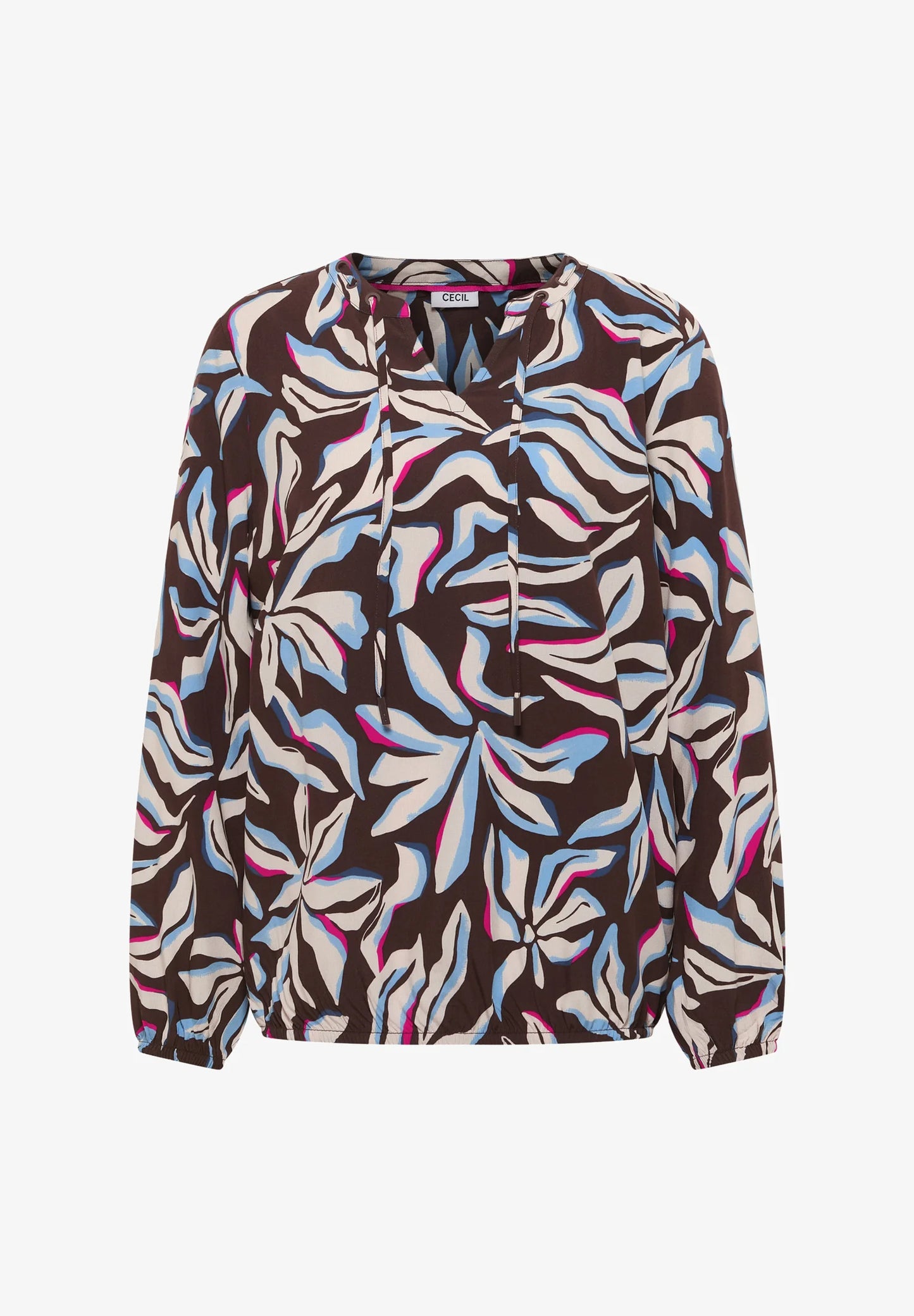 Printblouse with Strings