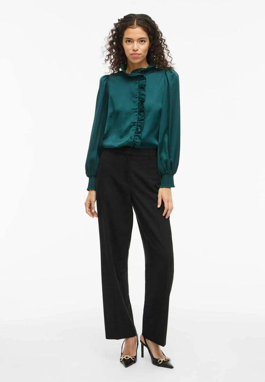 VILUTTO L/S FRILL SHIRT/R