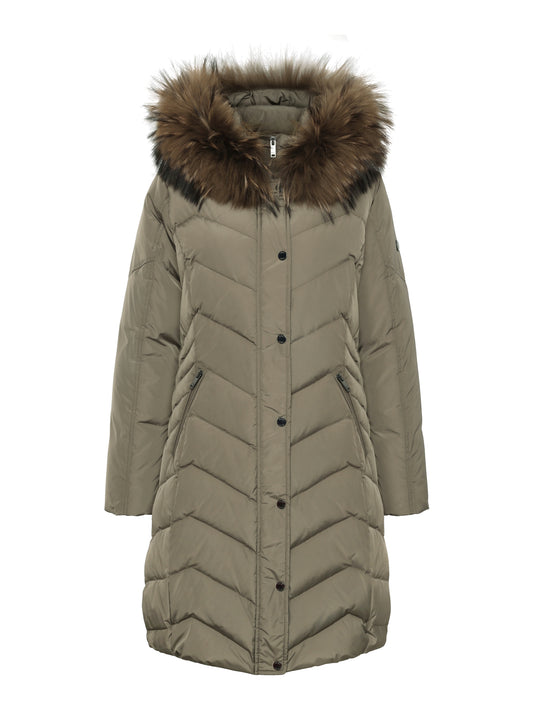 Jemma Comfort Coat real fur