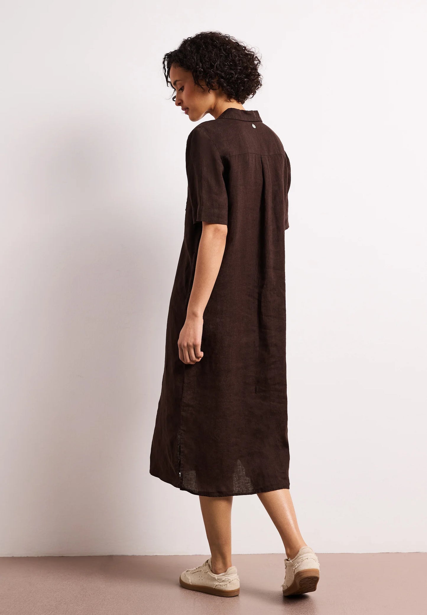 SOL_shirt collar Dress_solid
