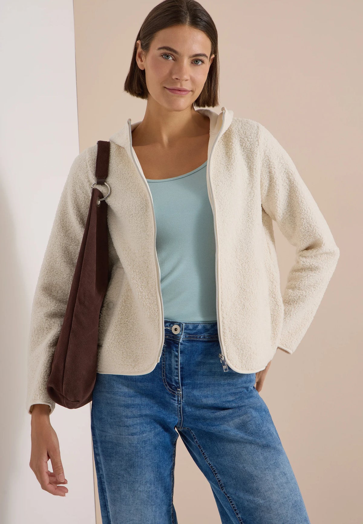 NOS Solid Teddy T-Shirt Jacket