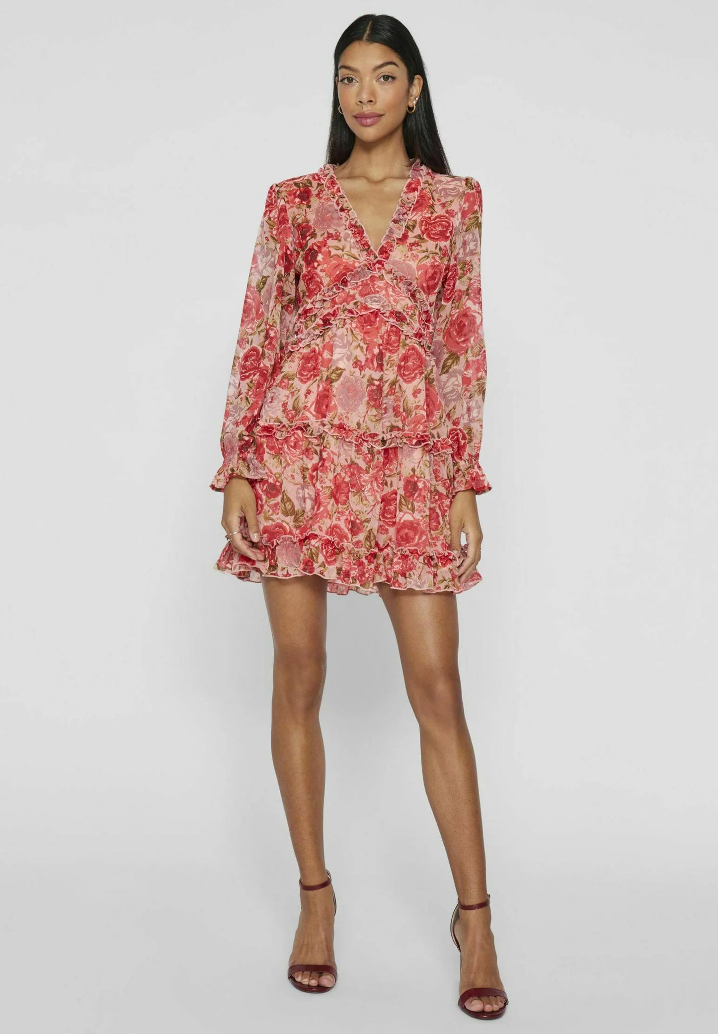 VIEMSA L/S SHORT DRESS/DC/KA