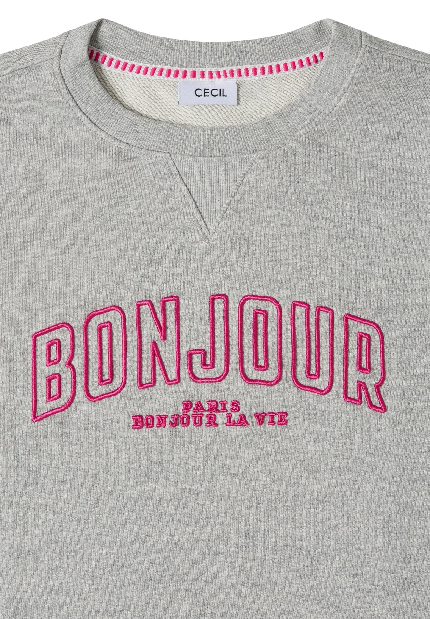 Sweatshirt w. Embroidery
