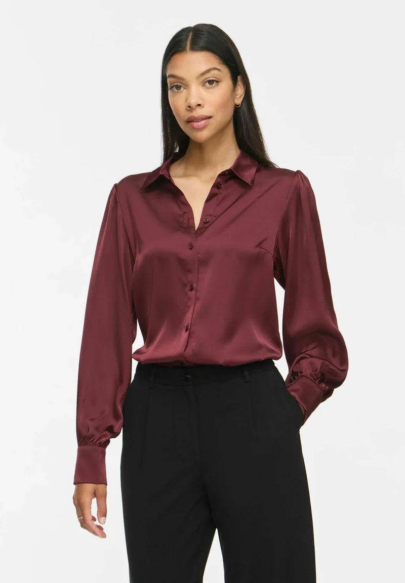 VIENNA RAVENNA L/S BALLOON SHIRT - NOOS
