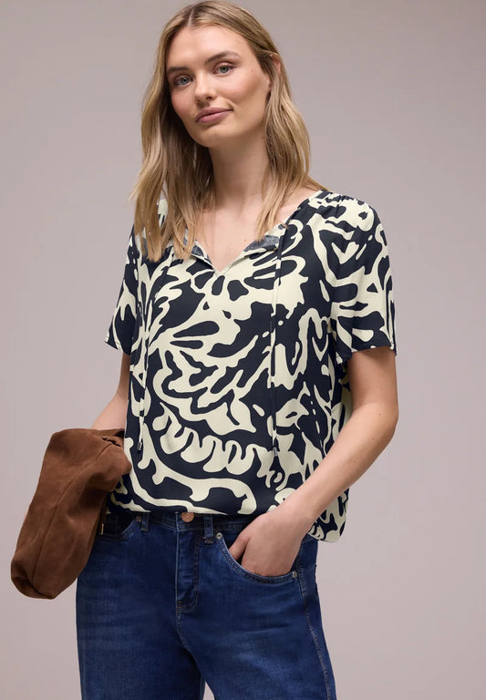 Shirtblouse w string detail AO