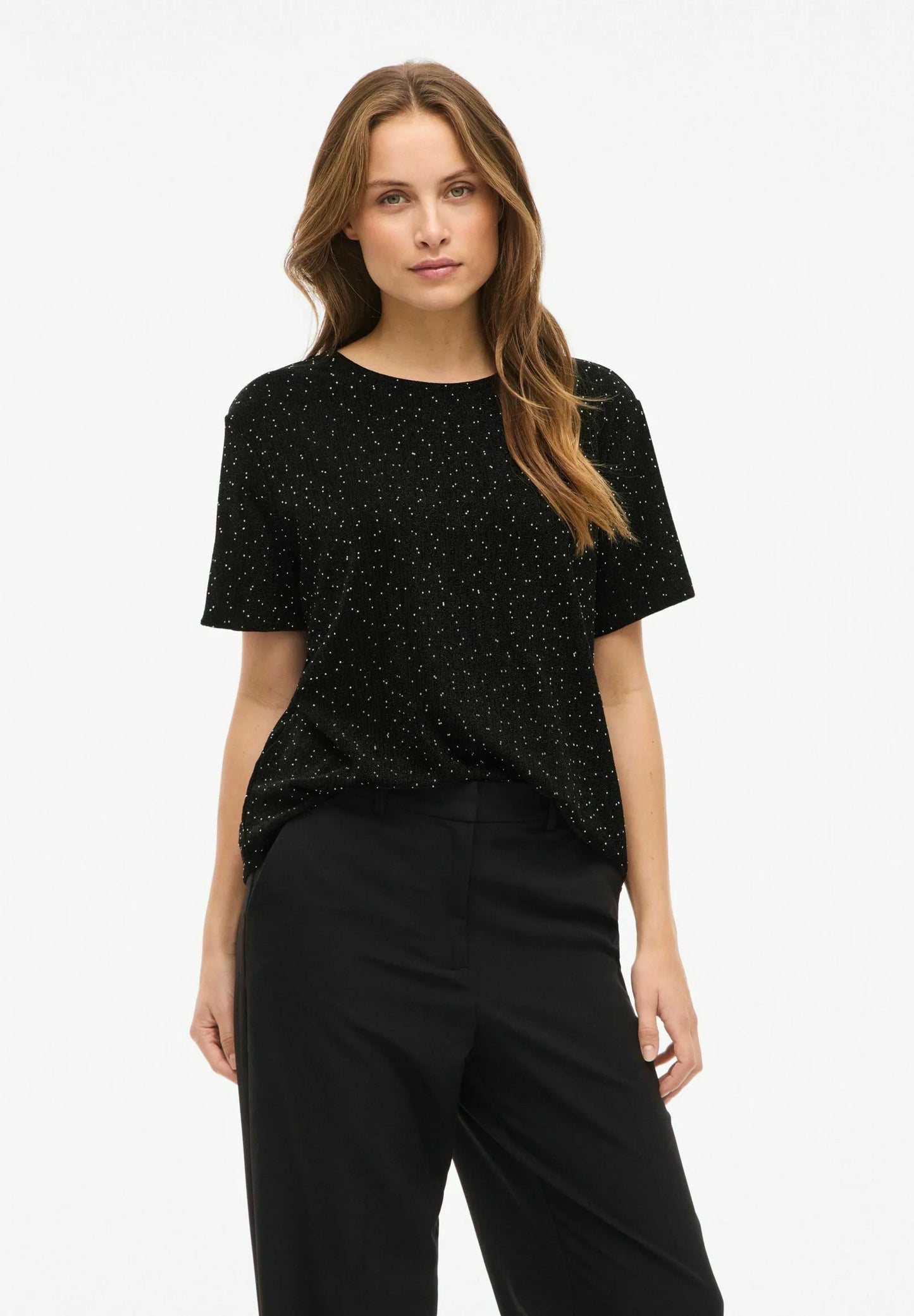 VISILNA O-NECK S/S TOP