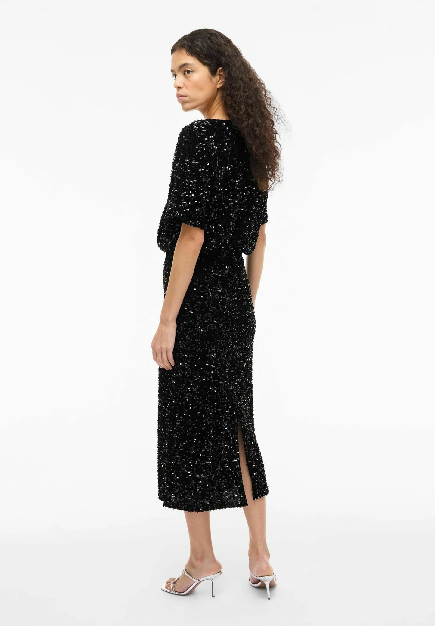 VIFAITH HW MIDI SEQUIN SKIRT/1