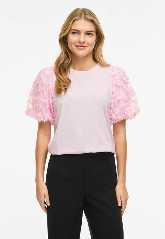 VIONESCA O-NECK S/S TOP