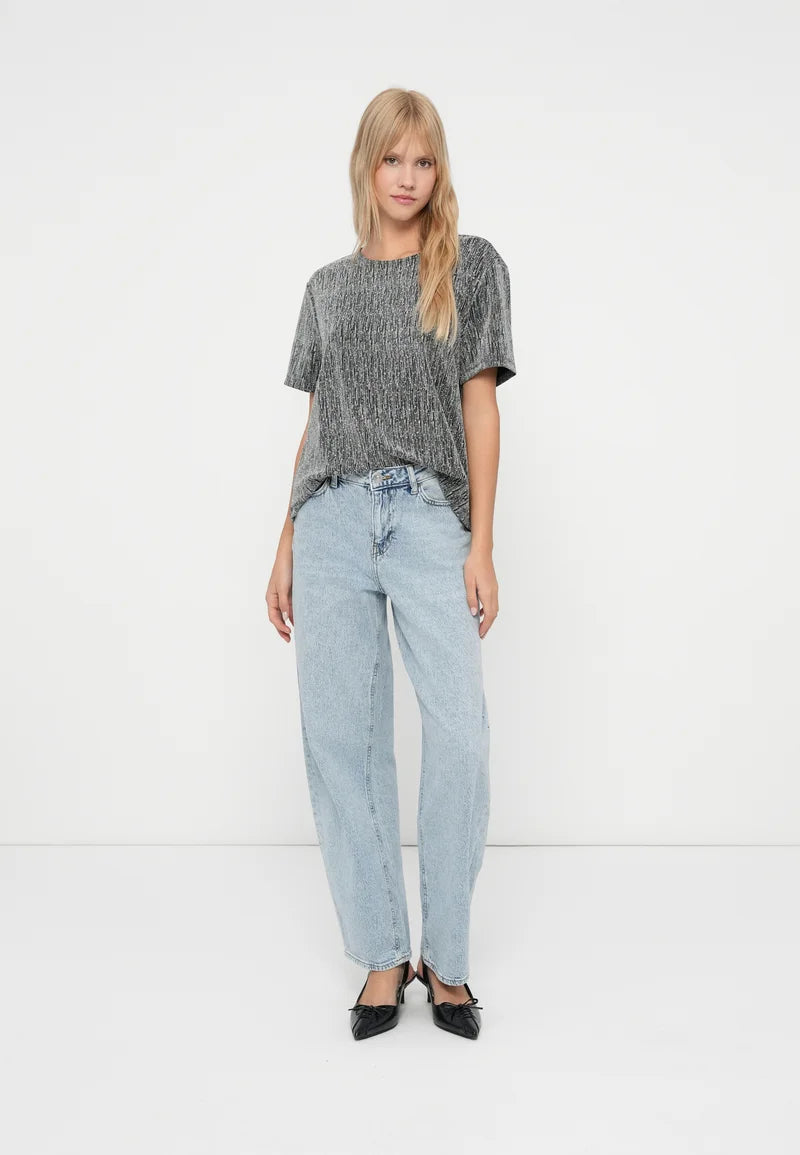 VISILNA O-NECK S/S TOP