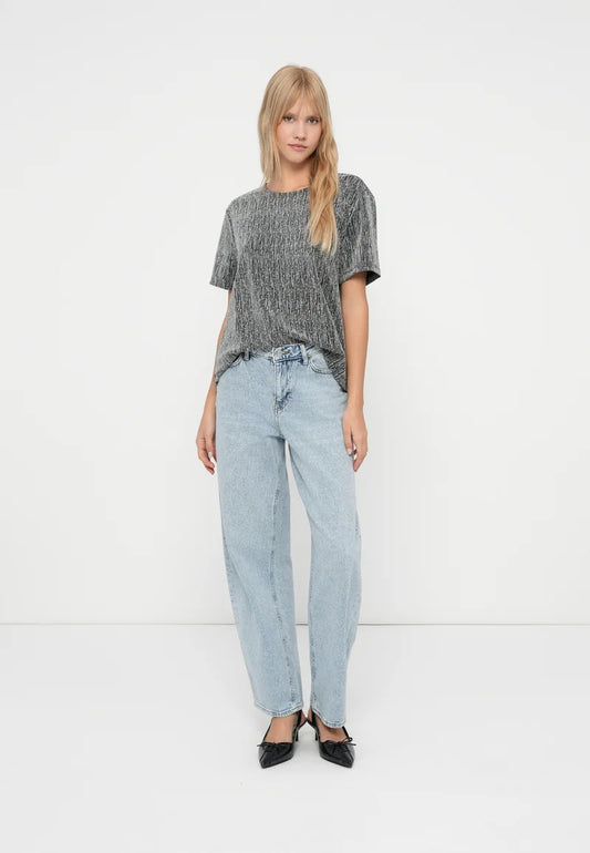 VISILNA O-NECK S/S TOP