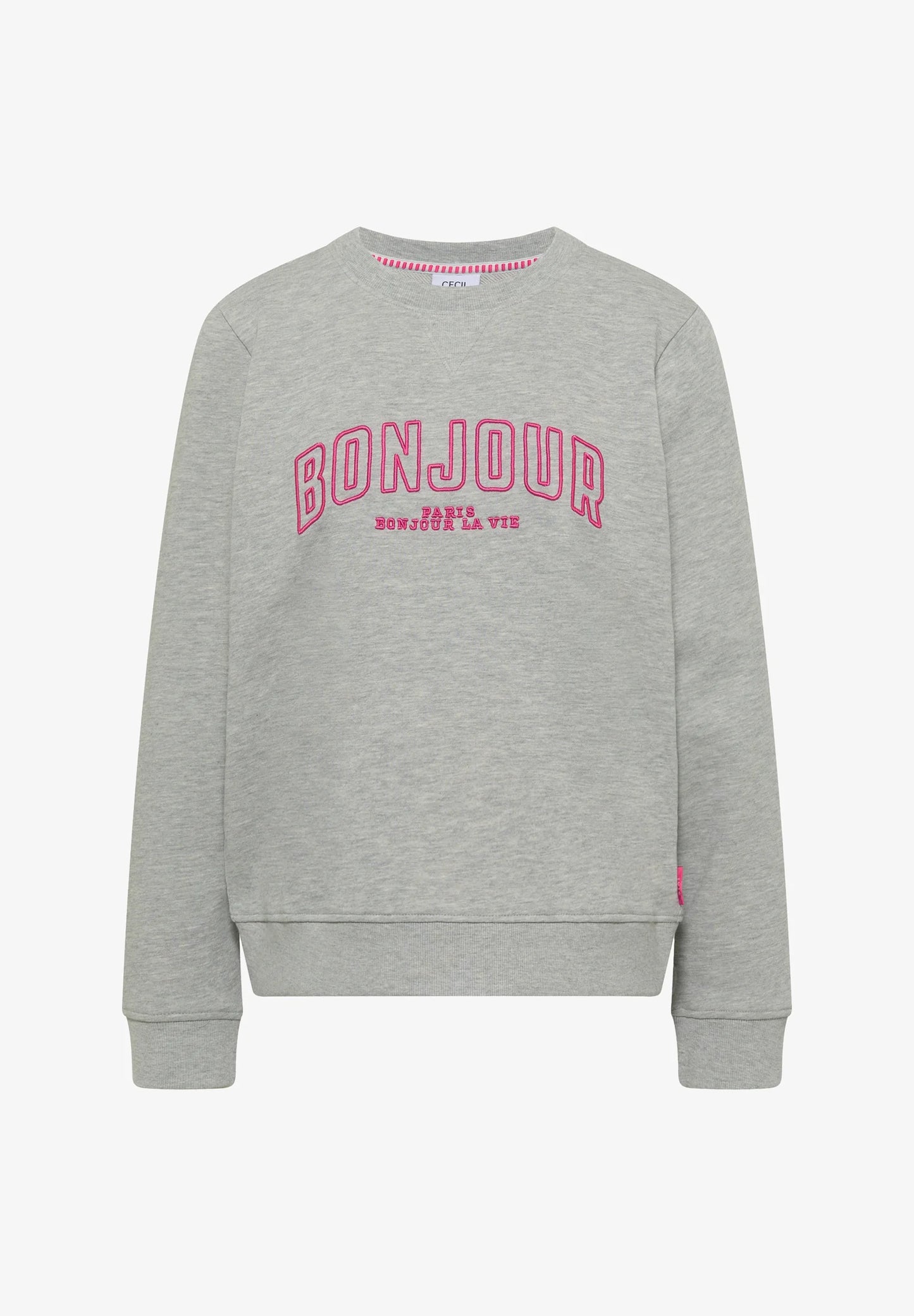 Sweatshirt w. Embroidery