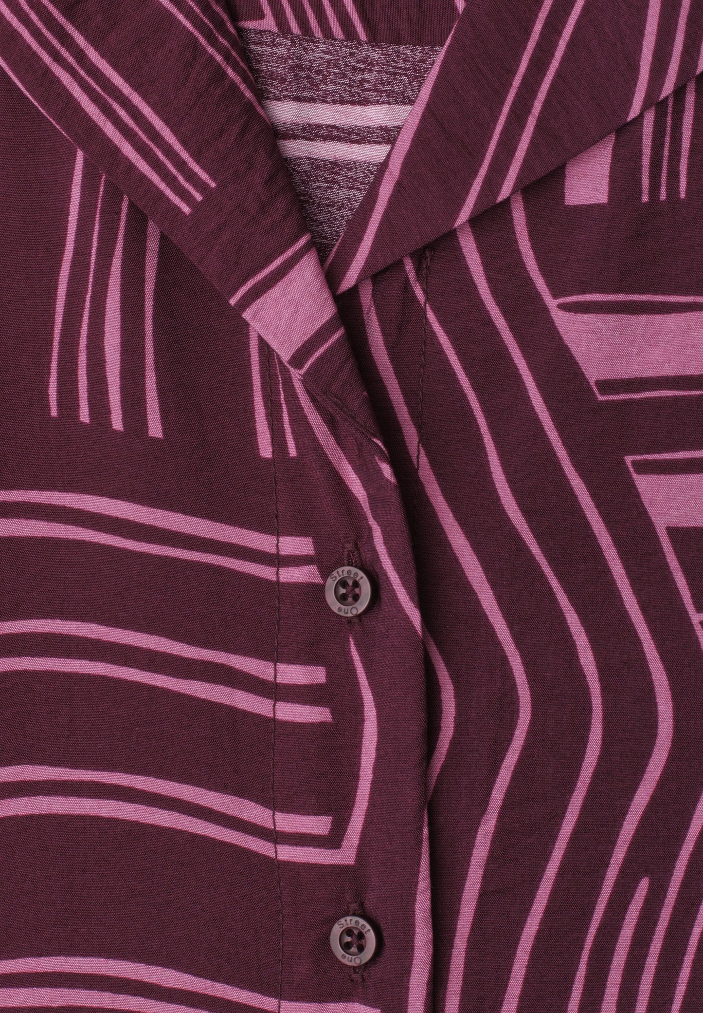 Bowling collar Shirt Dress_AOP