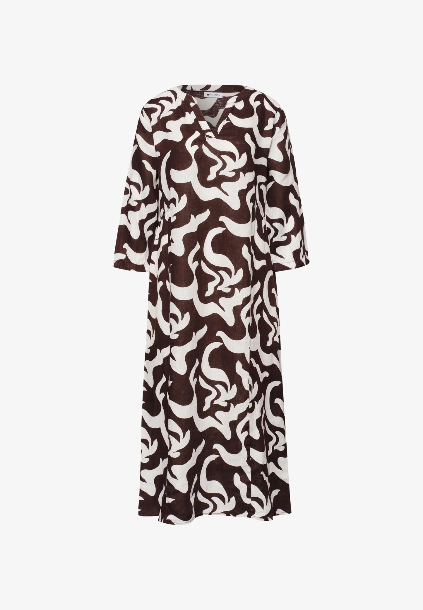 SOL_Midi Volant Dress_AOP