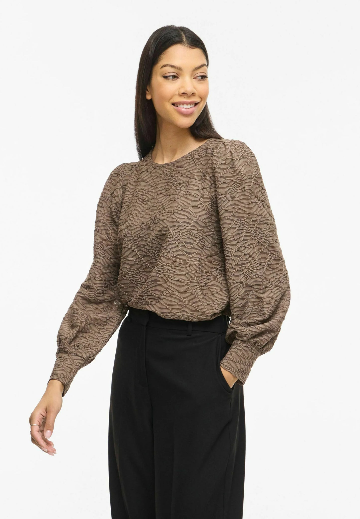 VIFINA L/S O-NECK TOP - NOOS