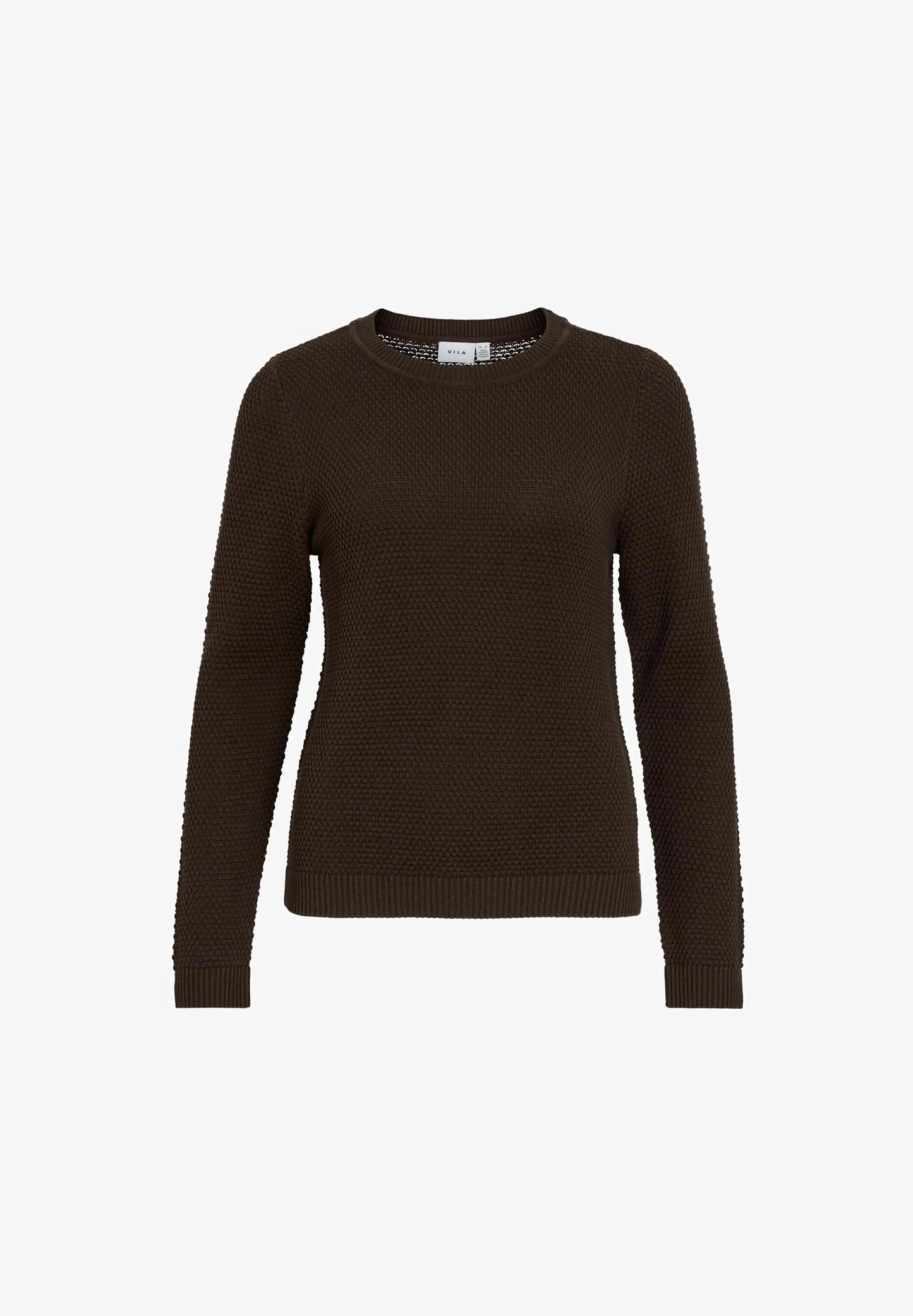 VIDALO O-NECK L/S KNIT TOP/SU - NOOS