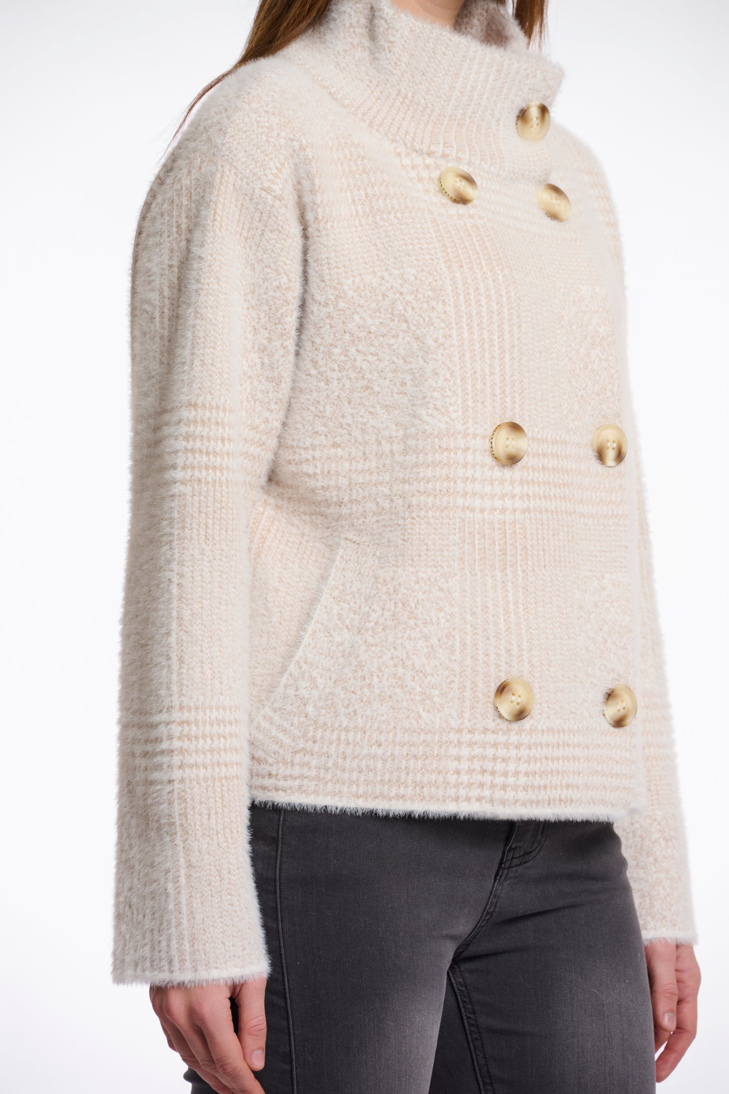 Short double breasted jacket