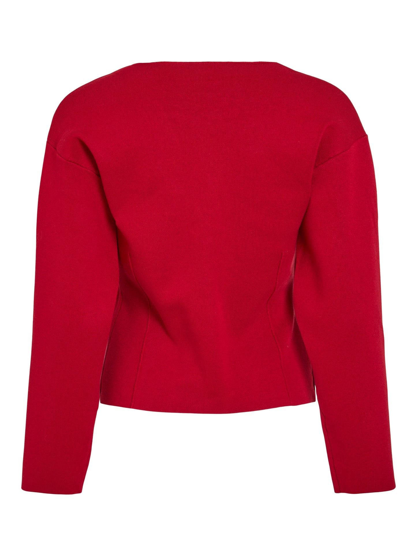 VISWAY V-NECK L/S WAIST KNIT CARDIGAN