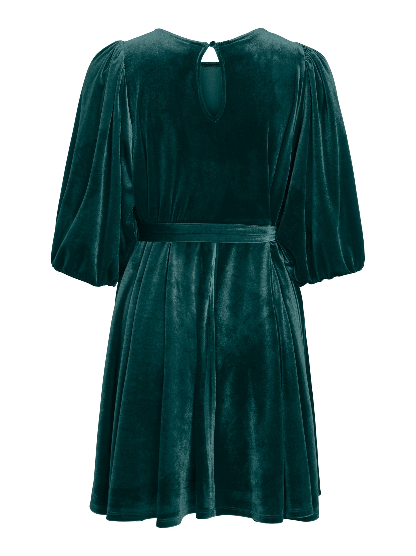 VIEMILY O-NECK 3/4 SHORT DRESS/R