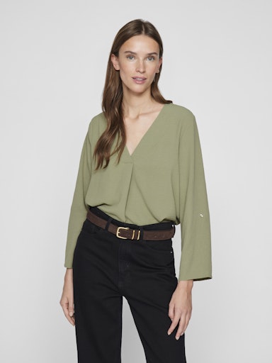 VIJOSA 3/4 V-NECK TOP - NOOS