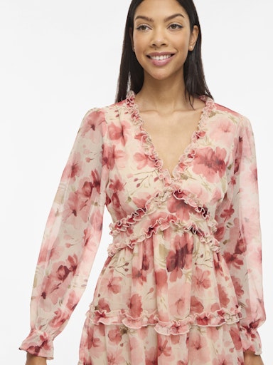 VIEMSA L/S SHORT DRESS/DC/KA