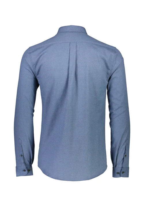 Mouliné stretch shirt L/S