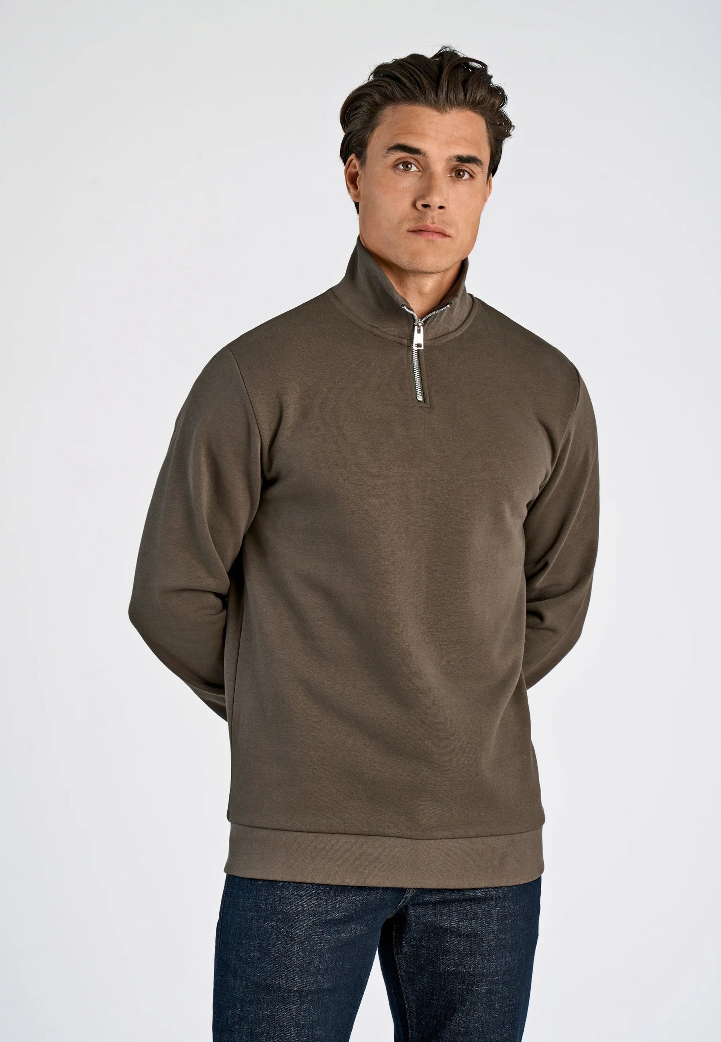 Half zip sweat
