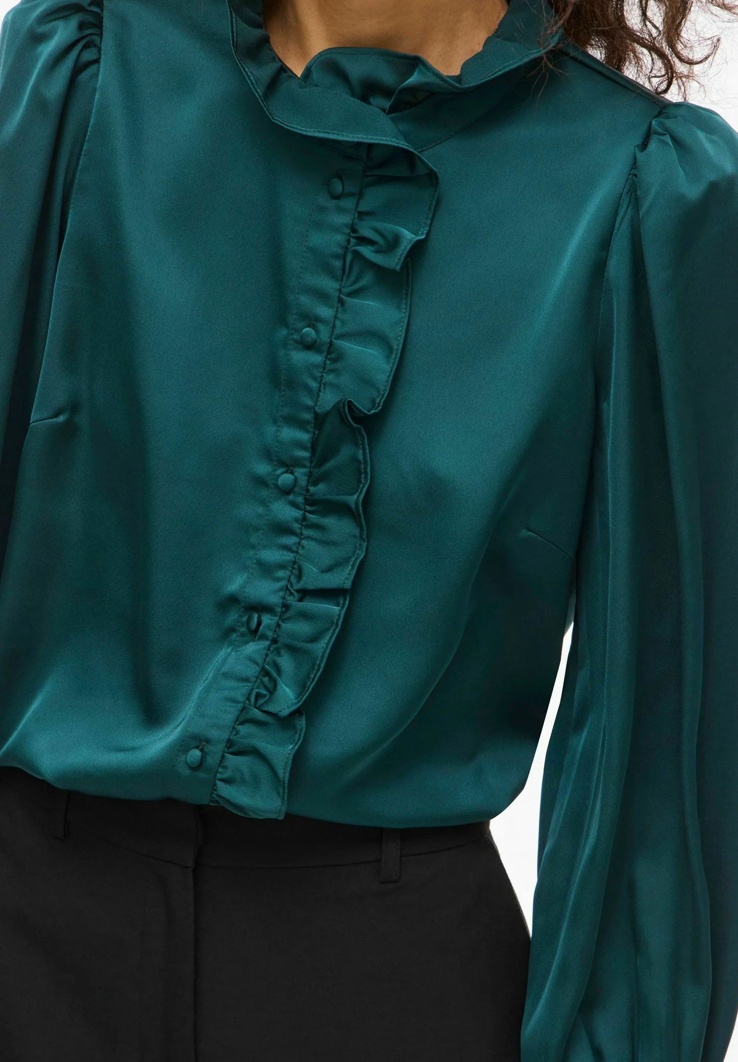 VILUTTO L/S FRILL SHIRT/R