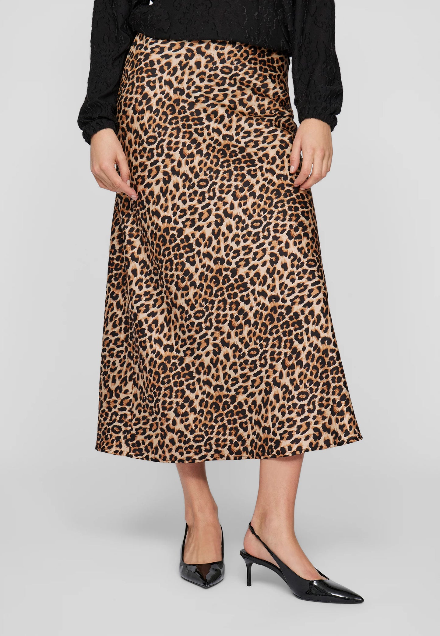 VIELLETTE HW LONG SKIRT/SU - NOOS