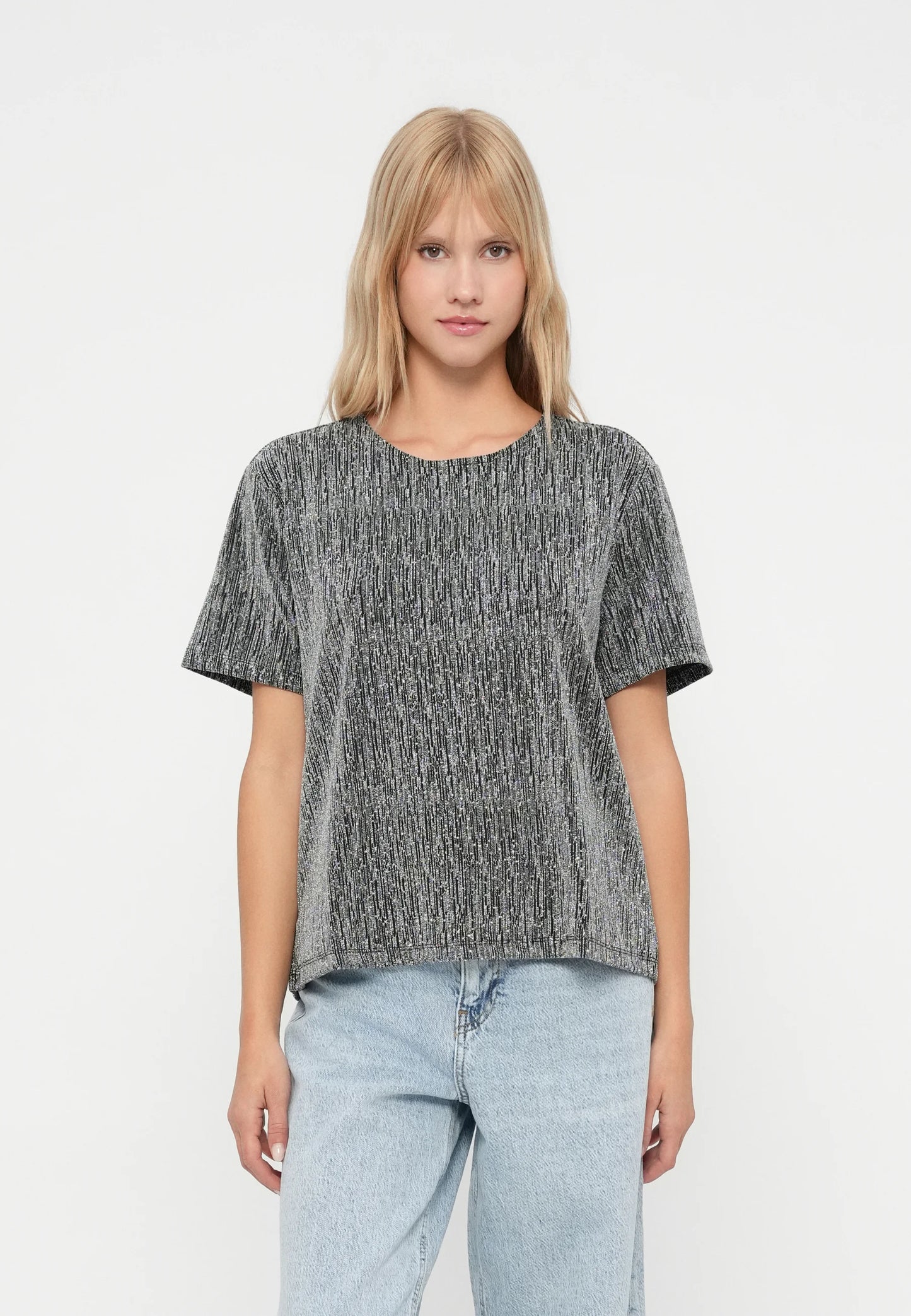 VISILNA O-NECK S/S TOP