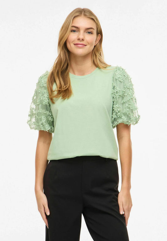 VIONESCA O-NECK S/S TOP