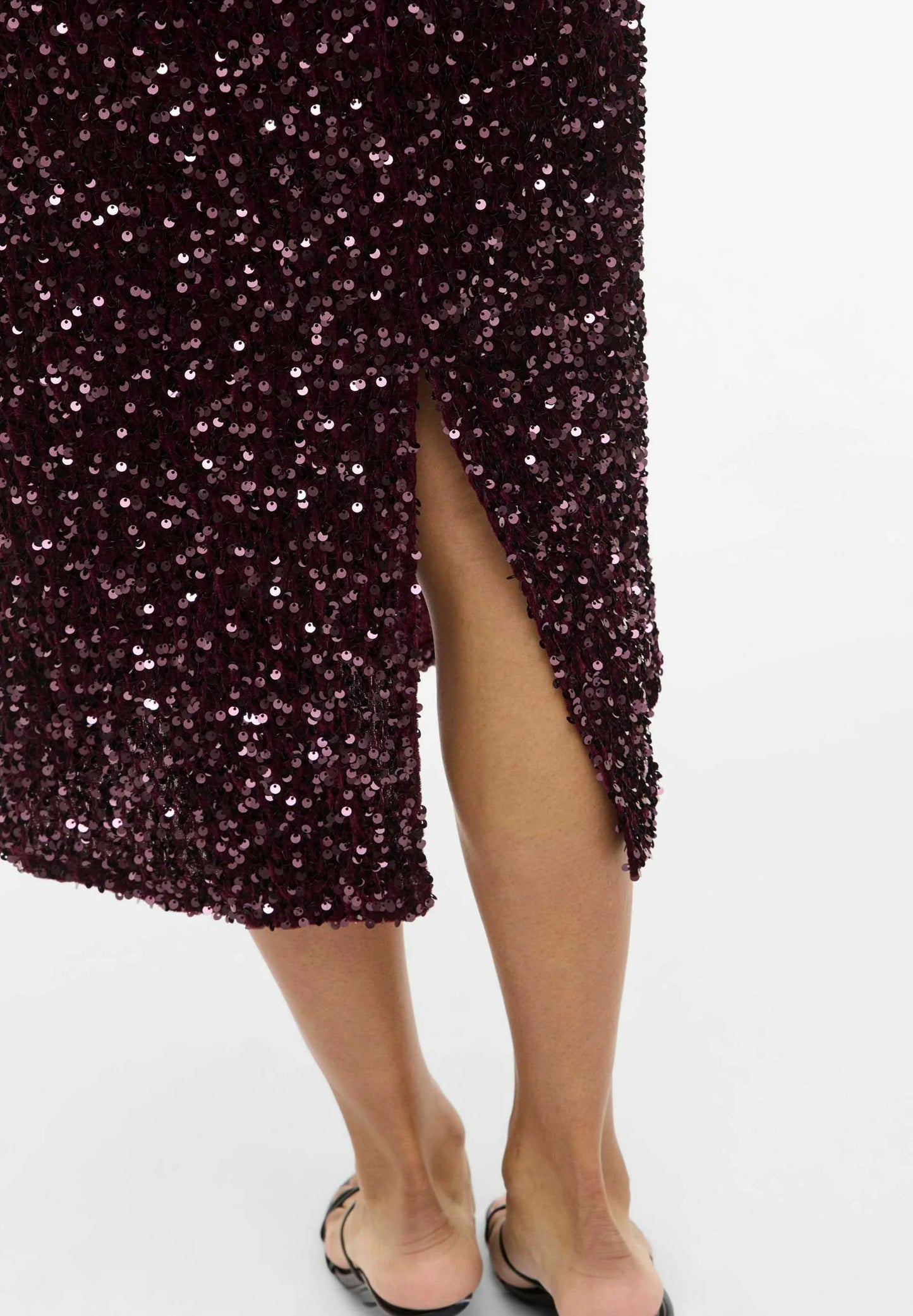VIFAITH HW MIDI SEQUIN SKIRT/1