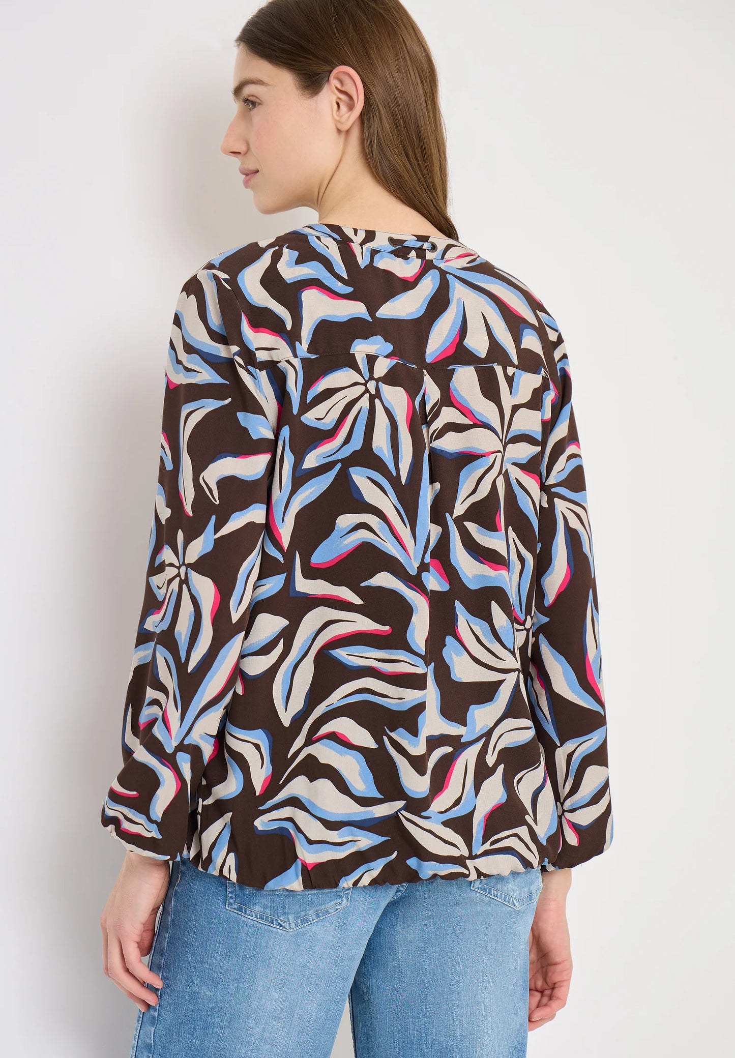 Printblouse with Strings