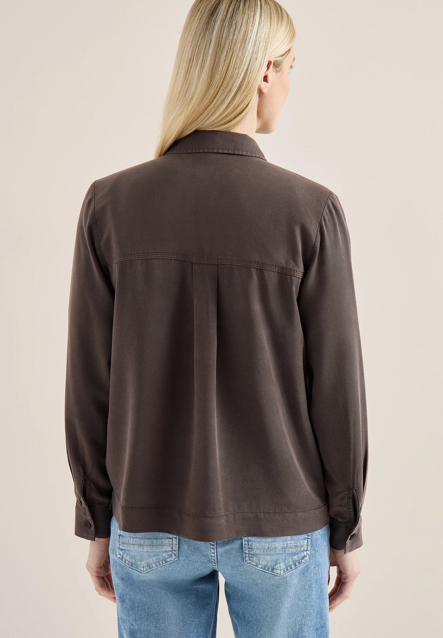 TOS Color Lyocell Blouse